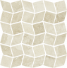 Мозаика Italon Wonderful Life Pure Mosaico Frame Matt 620110000132, цвет бежевый, поверхность матовая, ромб, 300x300