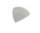 Спецэлементы Wow Crafted Rounded Edge Corner Nude 104793, цвет серый, поверхность глянцевая, треугольник, 11x11
