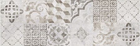 Керамическая плитка Ceramika Color Paris Patchwork Decor, цвет серый, поверхность матовая, прямоугольник, 250x750