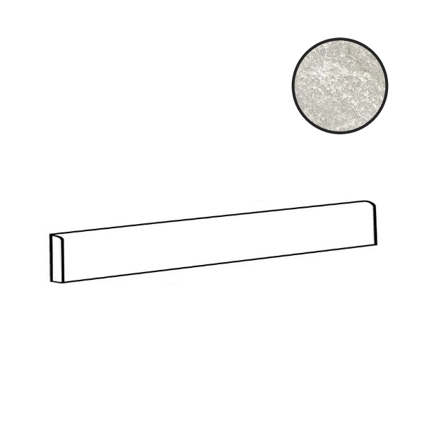 Бордюры Imola VIBES BT120B, цвет серый, поверхность натуральная, прямоугольник, 60x1200