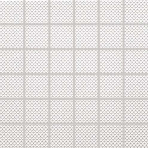 Мозаика Rako Pool GRS05623 (5x5), цвет белый, поверхность структурированная, квадрат, 300x300