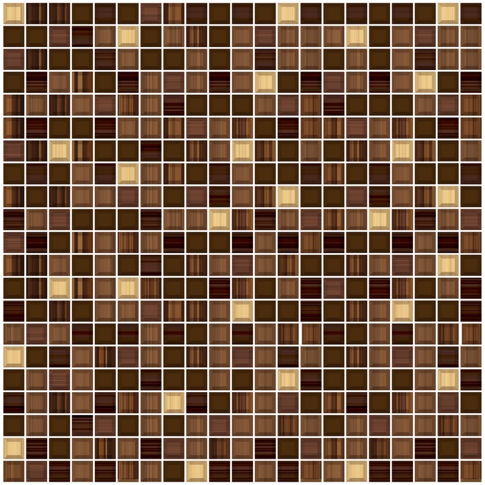 Керамическая плитка Piastrella Сизаль Луиза Люкс Коричневая, цвет коричневый, поверхность глянцевая, квадрат, 400x400