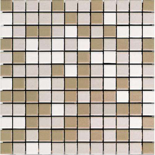 Мозаика Ce.Si Mosaici Atlantica Shetland 5AT025025RE221, цвет бежевый, поверхность матовая, квадрат, 300x300