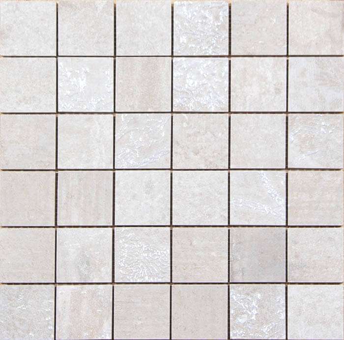 Мозаика Plaza Mosaico Gotic Perla, цвет серый, поверхность матовая, квадрат, 300x300