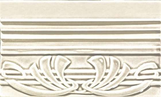 Бордюры Grazia Epoque Terminale Deco Ivory Craquele TED2, цвет слоновая кость, поверхность глянцевая, квадрат, 120x200