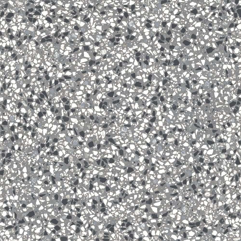 Керамогранит Self Style Terrazzo Gray, цвет серый, поверхность матовая, квадрат, 250x250