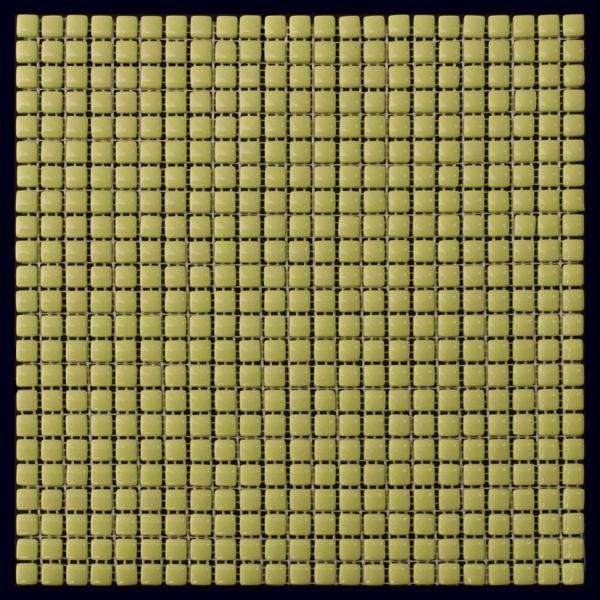 Мозаика Natural Mosaic Flex W-91 (Стекло), цвет зелёный, поверхность глянцевая, квадрат, 315x315