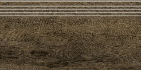 Ступени Grasaro Italian Wood G-253/SR/st01, цвет коричневый, поверхность структурированная, прямоугольник, 200x600