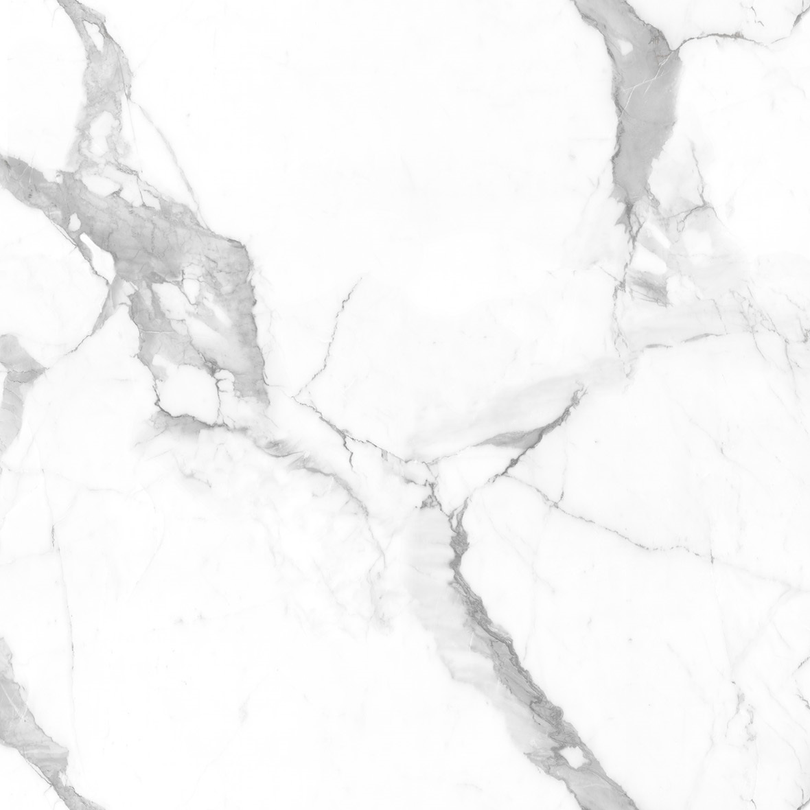 Керамогранит NT Ceramic Marmo Callacata Endless Mat NTT995160M, цвет белый серый, поверхность матовая, квадрат, 600x600