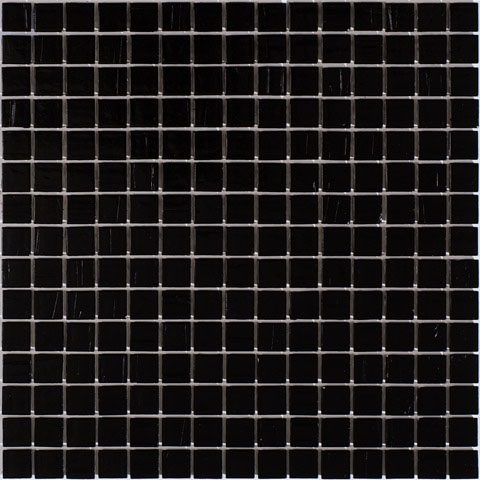 Мозаика Alma Mosaic Stella STB507, цвет чёрный, поверхность глянцевая, квадрат, 327x327