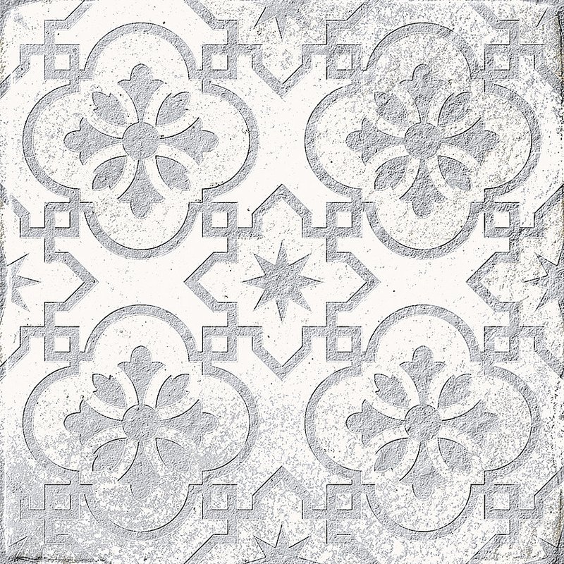 Декоративные элементы Elios Materic Antique Light Soggetto A 0972011, цвет белый, поверхность матовая, квадрат, 200x200