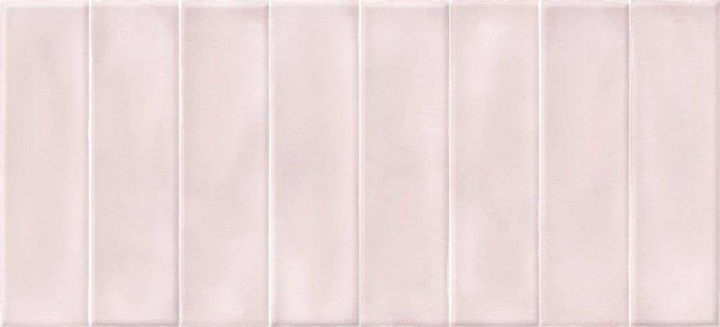Керамическая плитка Cersanit Pudra Розовый PDG074D, цвет розовый, поверхность глянцевая, под кирпич, 200x440
