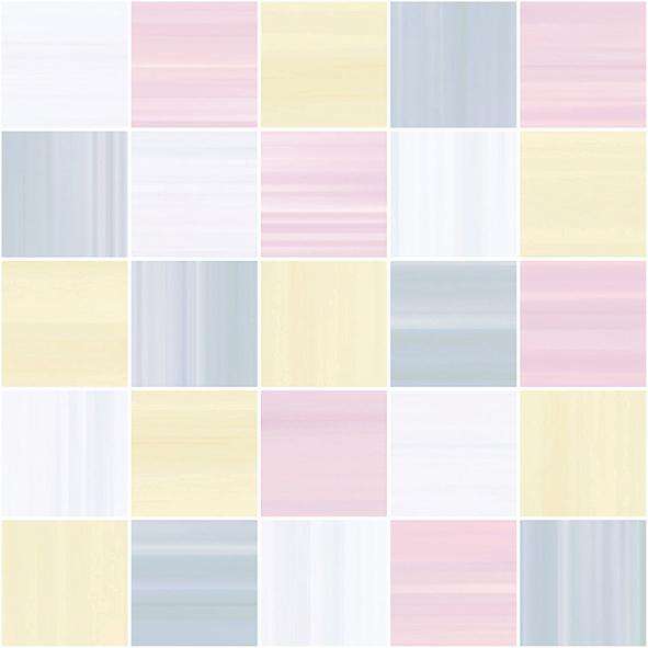 Мозаика Laparet Spring Декор мозаичный микс MM34032, цвет разноцветный, поверхность глянцевая, квадрат, 250x250