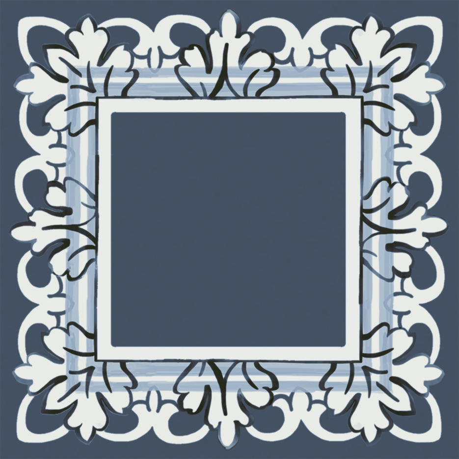 Декоративные элементы Kerama Marazzi Алмаш синий глянцевый HGD\A525\TOB001, цвет синий, поверхность глянцевая, квадрат, 98x98