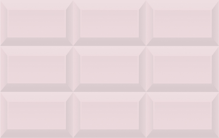 Керамическая плитка Terracotta Macarons Dusty Pink TD-MCR-DP, цвет розовый, поверхность глянцевая, прямоугольник, 250x400