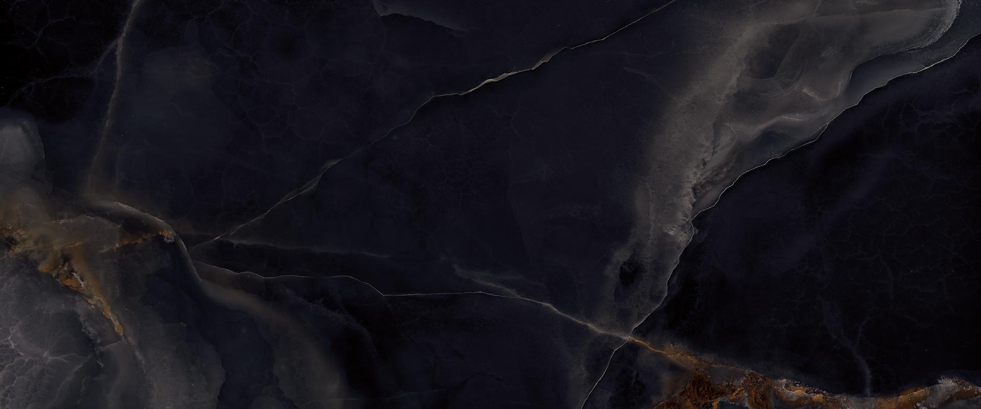 Широкоформатный керамогранит Emilceramica (Acif) Tele Di Marmo Onyx Black Lapp EKPF, цвет чёрный, поверхность лаппатированная, прямоугольник, 1200x2780