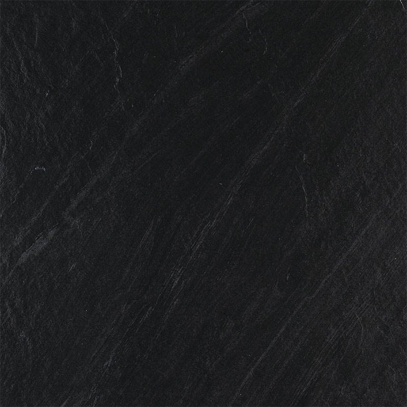 Керамогранит Marazzi Italy Mystone Lavagna Strutturato M03K, цвет чёрный, поверхность матовая, квадрат, 600x600