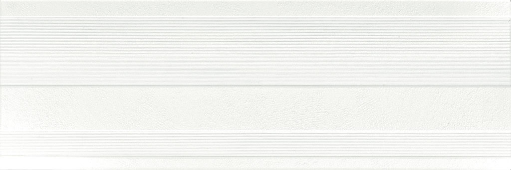 Керамическая плитка Azulejos Alcor Lombardia Lineal White, цвет белый, поверхность матовая, прямоугольник, 328x1000