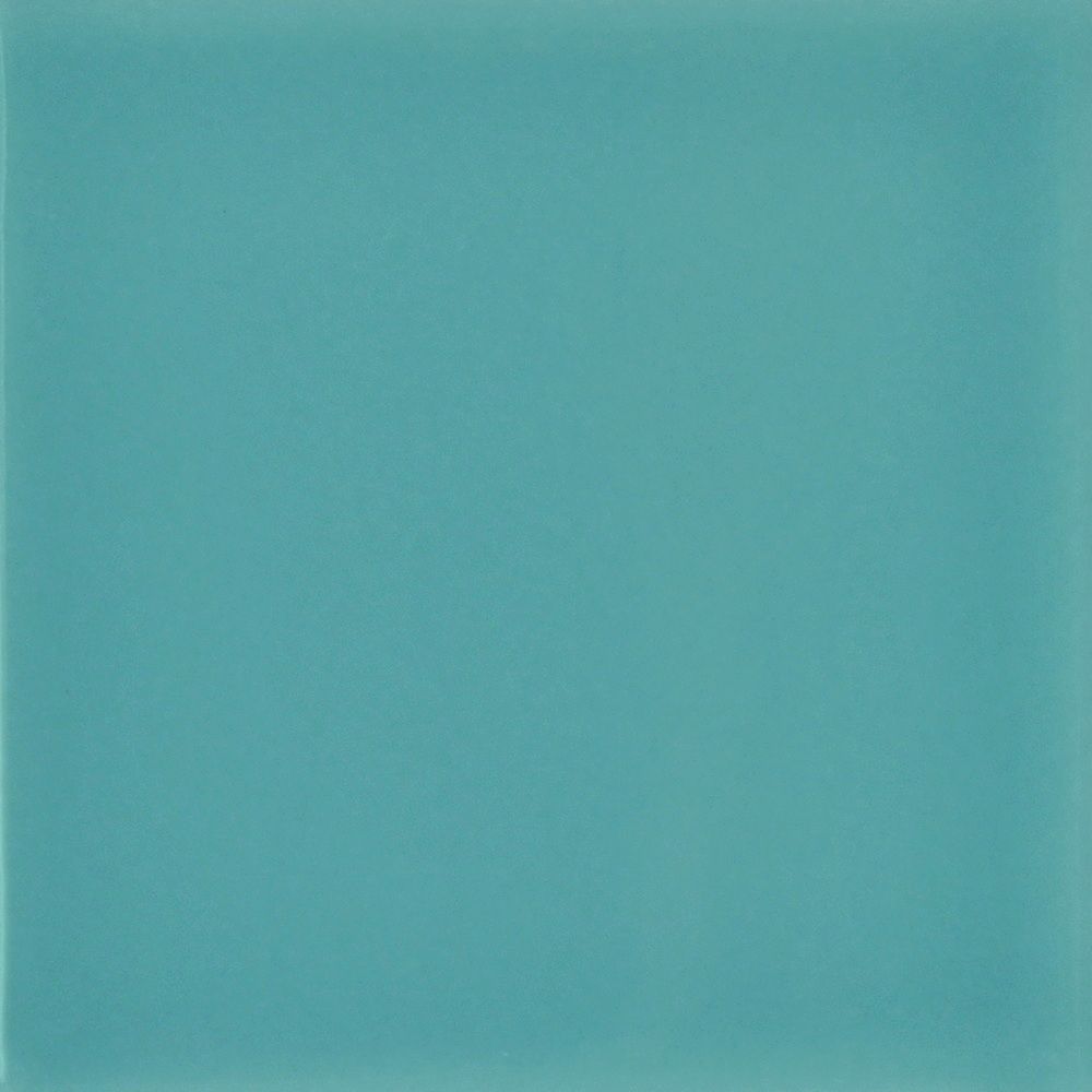 Керамическая плитка Bonaparte Mini Tile Agua Glossy, цвет бирюзовый, поверхность глянцевая, квадрат, 99x99