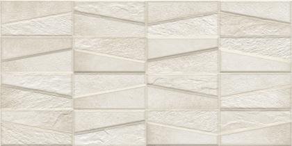 Декоративные элементы Ibero Materika Tektonia White, цвет белый, поверхность матовая, квадрат, 316x635