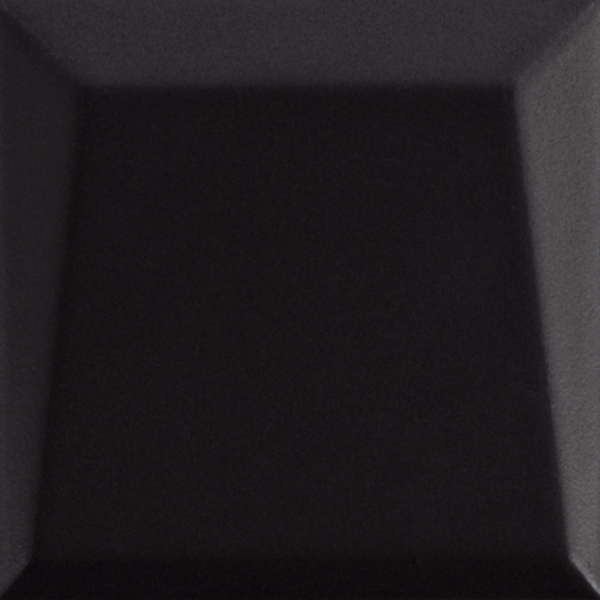 Керамическая плитка Ava UP Lingotto Black Matte 192022, цвет чёрный, поверхность матовая 3d (объёмная), квадрат, 100x100
