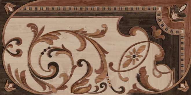 Декоративные элементы Kerama Marazzi Гранд Вуд декорированный правый DD570800R, цвет коричневый, поверхность матовая, прямоугольник, 800x1600