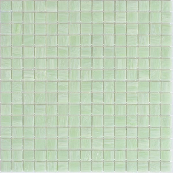Мозаика Alma Mosaic Stella STM44, цвет зелёный, поверхность глянцевая, квадрат, 327x327