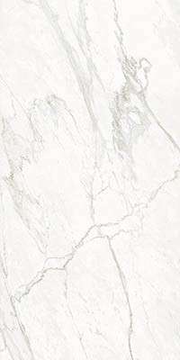 Широкоформатный керамогранит TAU Grassi White Bookmatch A Soft Matt, цвет белый серый, поверхность матовая, прямоугольник, 1600x3200