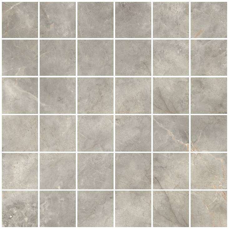 Мозаика Century Contact Mystic Mosmosaico Su Rete 130182, цвет серый, поверхность матовая, квадрат, 300x300