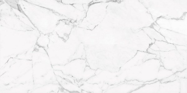 Керамогранит Kerranova Marble Trend K-1000/MR, цвет белый, поверхность матовая, прямоугольник, 600x1200
