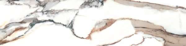 Керамогранит Cerrad Calacatta Gold Poler, цвет белый серый коричневый, поверхность полированная, прямоугольник, 297x1197