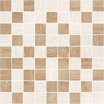 Мозаика Laparet Kiparis мозаика, цвет коричневый бежевый, поверхность глянцевая, квадрат, 300x300