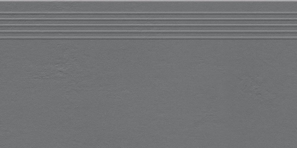 Ступени Tubadzin Industrio Graphite Mat, цвет серый, поверхность матовая, прямоугольник, 296x598