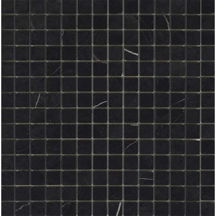 Мозаика L'Antic Colonial Victorian Negro Marquina L241717621, цвет чёрный, поверхность матовая, квадрат, 290x290