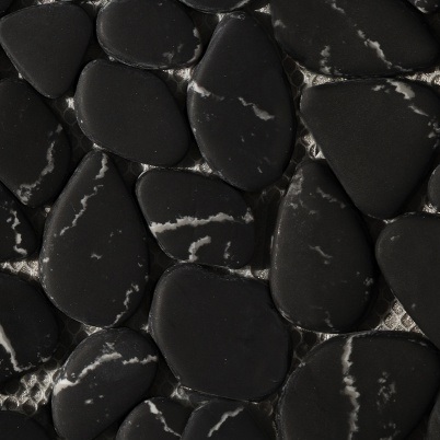 Мозаика  Freestone Black Dark Black Nat JS06ZYS-HB, цвет чёрный, поверхность натуральная, квадрат, 290x290