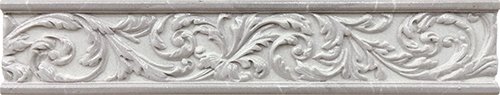 Бордюры Керлайф Оnice Cenefa Gris, цвет серый, поверхность глянцевая, прямоугольник, 60x310