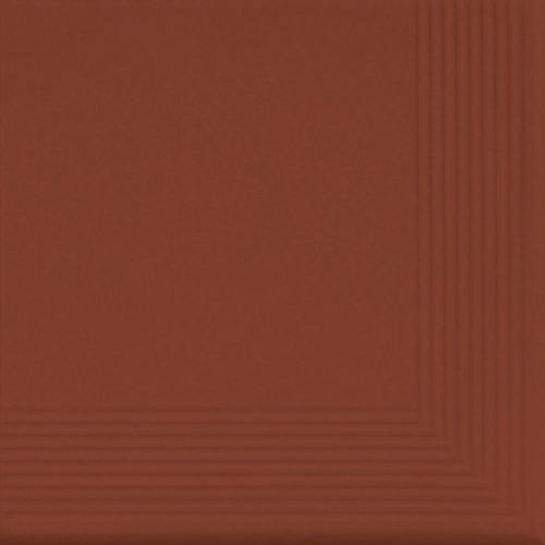 Ступени Cerrad Tread Corner Rot, цвет терракотовый, поверхность матовая, квадрат, 300x300