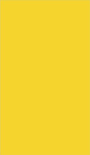 Керамическая плитка Cinca Color Line Yellow 0445, цвет жёлтый, поверхность глянцевая, прямоугольник, 160x550