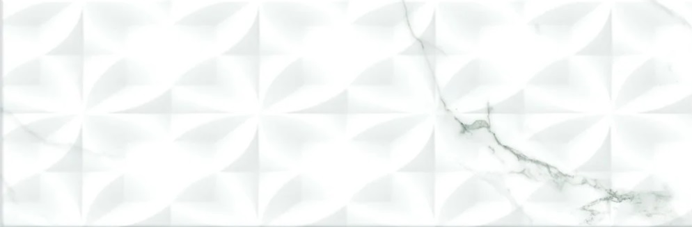 Керамическая плитка Emtile Avila Stel Blanco, цвет белый, поверхность матовая, прямоугольник, 200x600