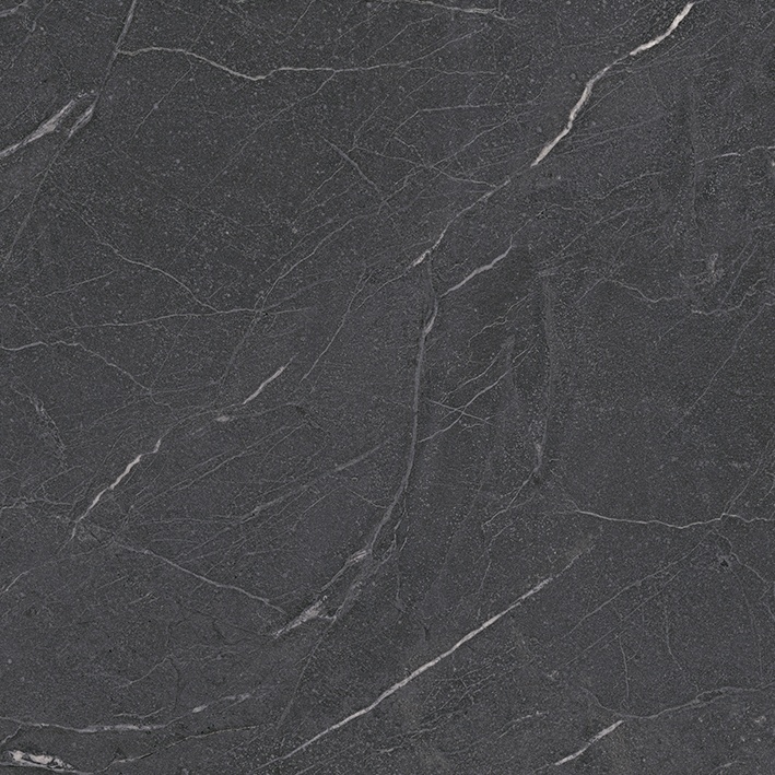 Керамогранит Porcelanosa Nolita Marquina L 100337245, цвет чёрный, поверхность матовая, квадрат, 800x800