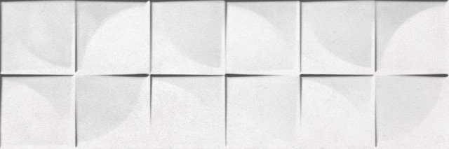 Керамическая плитка Ceramika Konskie Locarno White Quadra, цвет белый, поверхность глянцевая, прямоугольник, 250x7503
