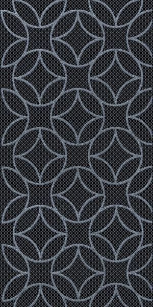 Вставки Нефрит керамика Аллегро 04-01-1-08-03-04-100-2, цвет чёрный, поверхность глянцевая, прямоугольник, 400x200