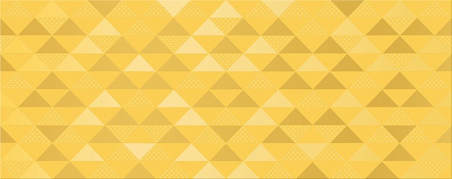 Декоративные элементы Azori Vela Ochra Confetti, цвет жёлтый, поверхность глянцевая, прямоугольник, 201x505