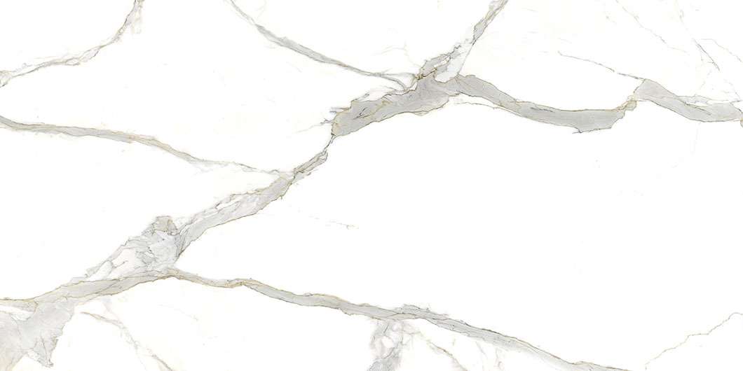 Широкоформатный керамогранит Laminam I Naturali Calacatta Michelangelo Soft Touch LAMF008930_IT (Толщина 5,6 мм), цвет белый, поверхность сатинированная, прямоугольник, 1620x3240