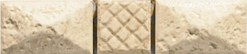 Бордюры Cinca Forum Sand Piramide B 0450/330, цвет бежевый, поверхность матовая, прямоугольник, 35x160