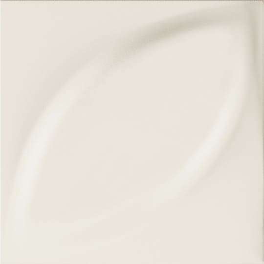 Керамическая плитка Dune Shapes 2 Mandorla Panna 187414, цвет белый, поверхность матовая рельефная, квадрат, 250x250