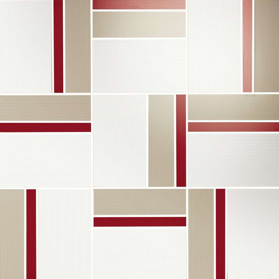 Мозаика Love Tiles Acqua Mosaic Diluvio Rubi, цвет разноцветный, поверхность глянцевая, квадрат, 350x350