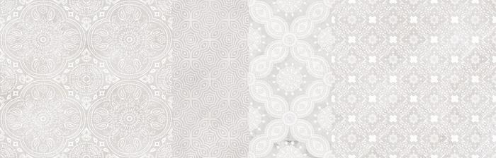 Керамическая плитка Vives Noah-R Gris, цвет белый, поверхность глянцевая, прямоугольник, 320x990