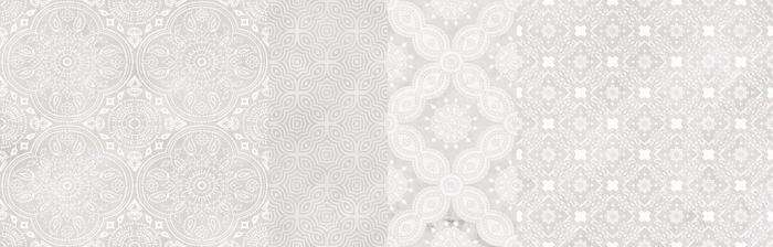 Керамическая плитка Vives Noah-R Gris, цвет белый, поверхность глянцевая, прямоугольник, 320x990