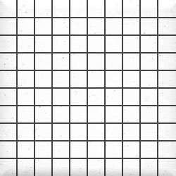 Мозаика Ce.Si Full Body Fluoro Su Rete 1x1, цвет белый, поверхность матовая, квадрат, 300x300